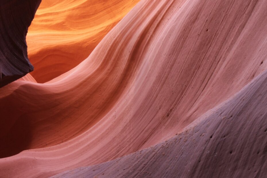 Sandstone canyon rock formations